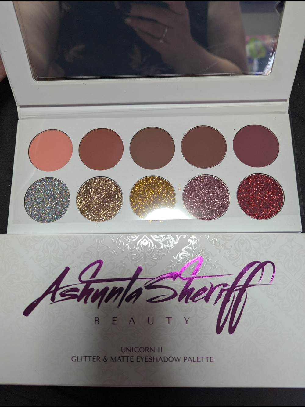 Ashunta Sheriff Beauty Unicorn II Eyeshadow Palette - Pink & Brown Shades
